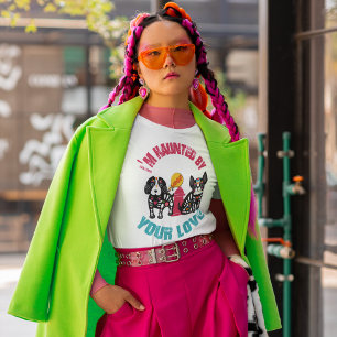 (Hunde) Ich bin Spuk von deiner Liebe Halloween T-Shirt