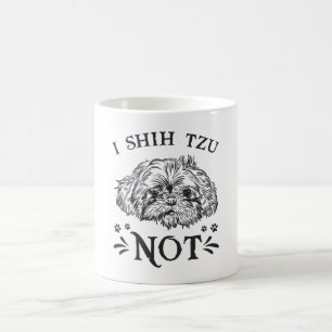 Hunde ich Shih Tzu nicht Welpe Vintage lustige Ges Kaffeetasse