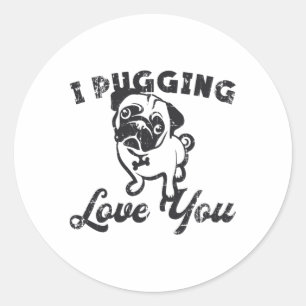 Hunde ich Shih Tzu nicht Welpe Vintage lustige Ges Runder Aufkleber
