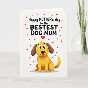 Hunde-Illustration Muttertagskarte Karte