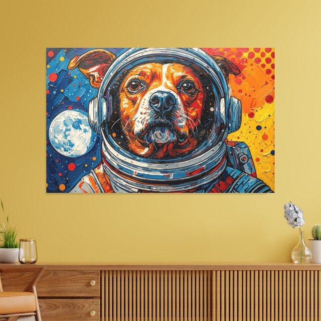 HUNDE IM ALL-11 LEINWANDDRUCK (Insitu (Wohnzimmer))