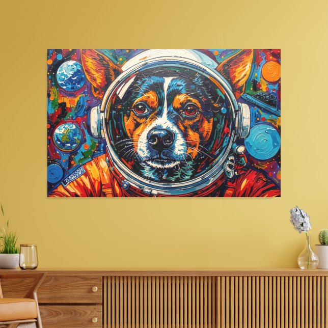 HUNDE IM ALL-14 LEINWANDDRUCK (Insitu (Wohnzimmer))