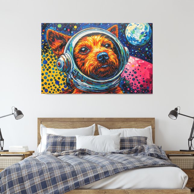 HUNDE IM ALL-16 LEINWANDDRUCK (Insitu (Schlafzimmer))