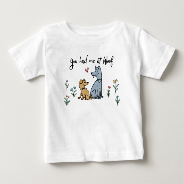 Hunde im Garten III | hatten Sie mich am Schuss Baby T-shirt (Vorderseite)