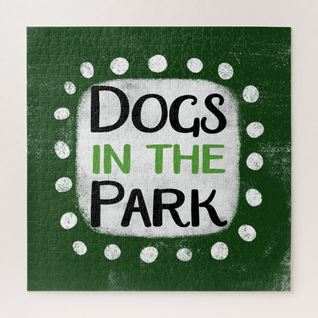 Hunde im Jigsaw-Puzzle-Park Puzzle (Vertikal)
