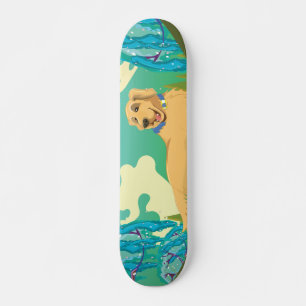 Hunde im Park Skateboard