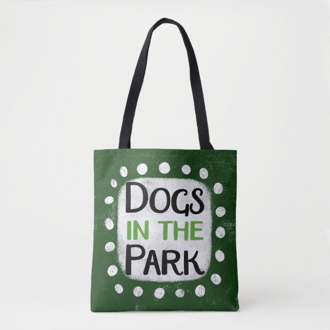 Hunde im Park Tote Bag (Vorderseite)