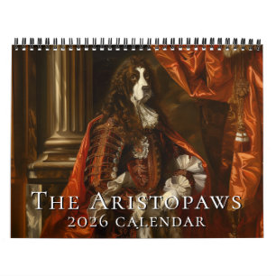 Hunde in historischen Kostümen 2026 Mauerkalender Kalender