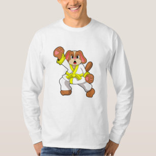 Hunde in Karate Martial Arts T-Shirt