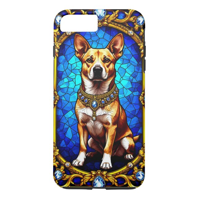 Hunde in lebhaften Farben und Details Case-Mate iPhone Hülle (Rückseite)