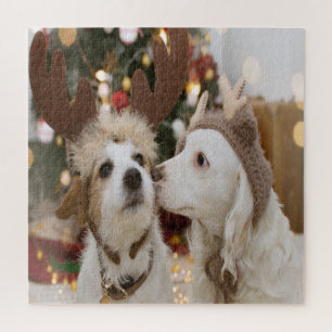 Hunde in Liebesurlaub Puzzle