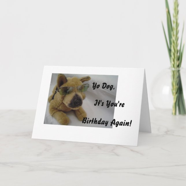 Hunde in Sonnenbrille Karte (Vorderseite)