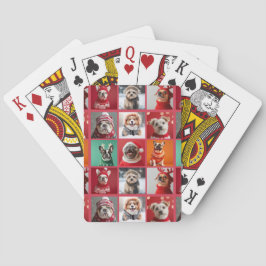 Hunde in Sweaters Poker Cards spielen Spielkarten