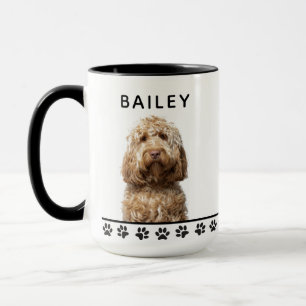Hunde Individuelle Name und Foto Tasse