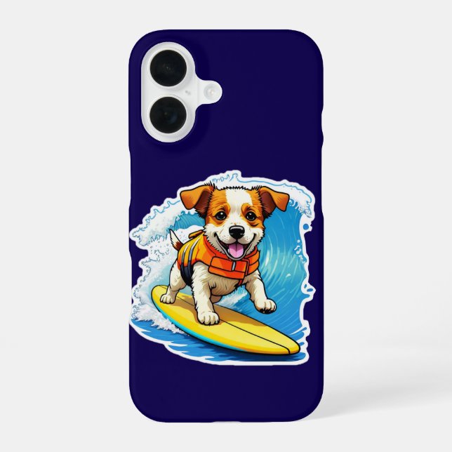 Hunde-iPhone-Fall iPhone 16 Hülle (Rückseite)