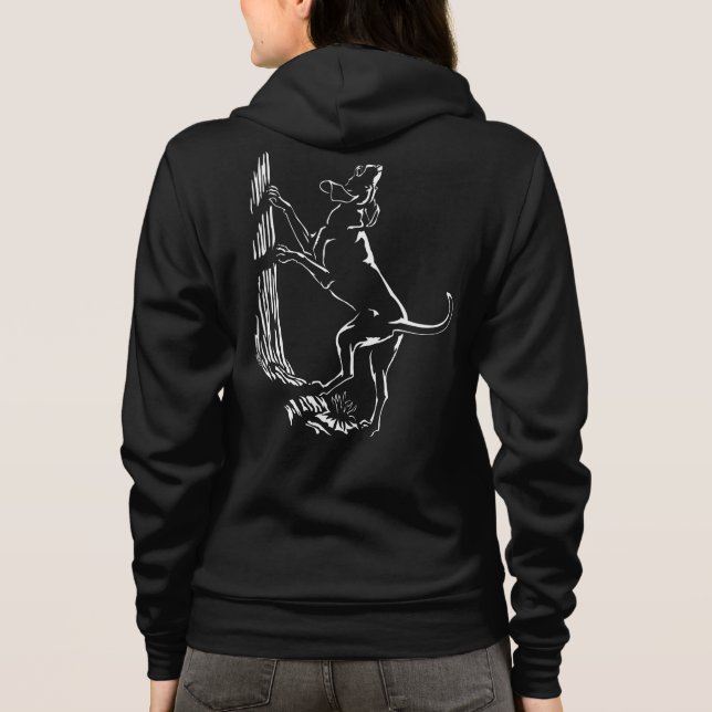 Hunde Jacket Frauen Jagd Hund Sportjacken Hoodie (Rückseite)