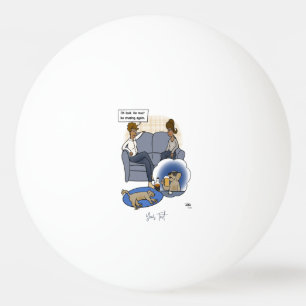 Hunde jagen Dream Ping Pong Ball Tischtennisball
