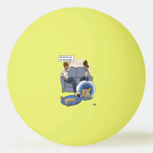 Hunde jagen Dream Ping Pong Ball Tischtennisball