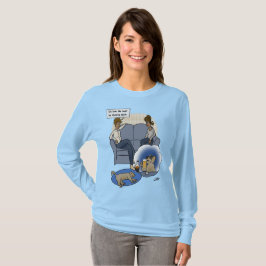 Hunde jagen Traum Frauen hellblau T-Shirt