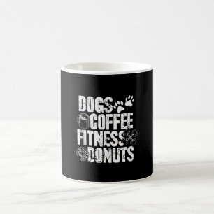 Hunde Kaffee Ness Donuts Gym Feinschmecker Workout Kaffeetasse
