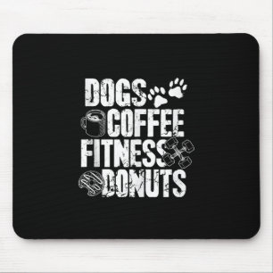 Hunde Kaffee Ness Donuts Gym Feinschmecker Workout Mousepad