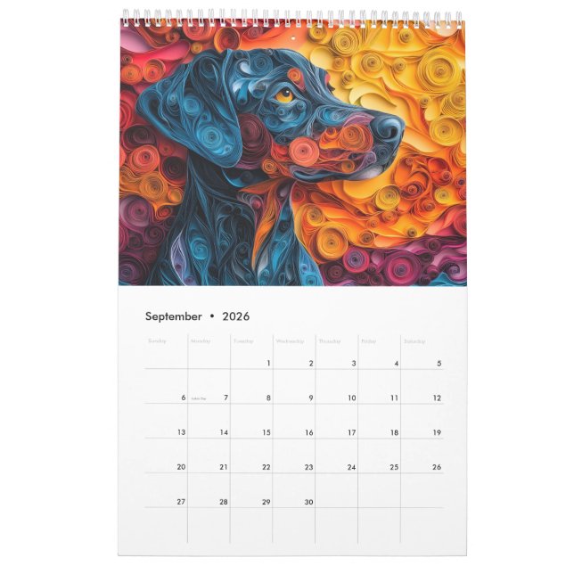 Hunde Kalender (Sep 2026)