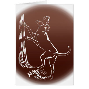 Hunde Karten Personalisierter Hund Art Grußkarte