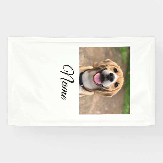 Hunde Katze Foto hinzufügen Haustiername cu benutz Banner (Horizontal)