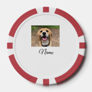 Hunde Katze Foto hinzufügen Haustiername cu benutz Pokerchips