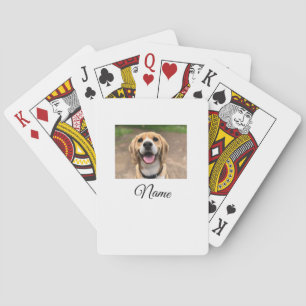 Hunde Katze Foto hinzufügen Haustiername cu benutz Spielkarten