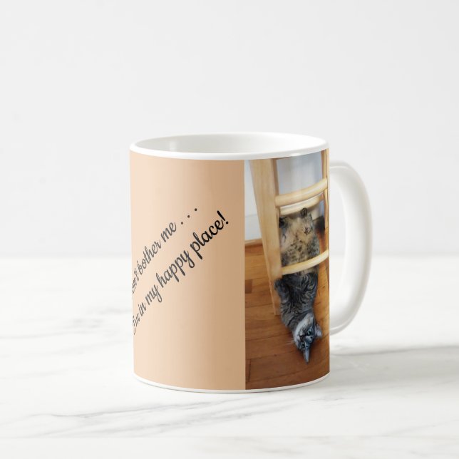 Hunde Katze Haustier Schmutz mich nicht glücklich  Kaffeetasse (VorderseiteRechts)