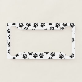 Hunde Katze Paw Prints Schwarz-weiß