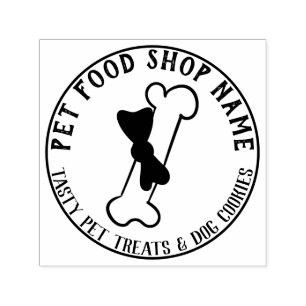 Hunde Katze Pet Shop Bäckerei Leckereien Knochen Permastempel