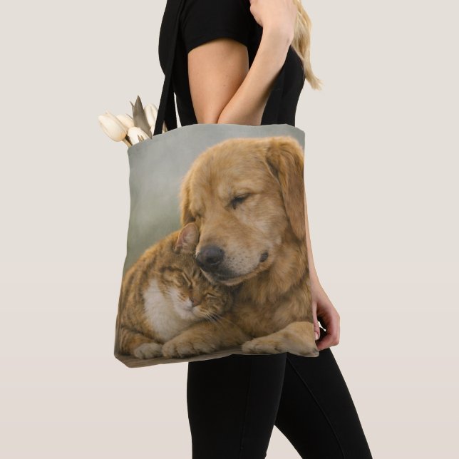 Hunde- & Katzenkuschel-Tasche mit Allover-Print (Von Nahem)