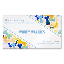 Hunde-Knochen-Design-Geschäft StationierungsVisite Magnetische Visitenkarte