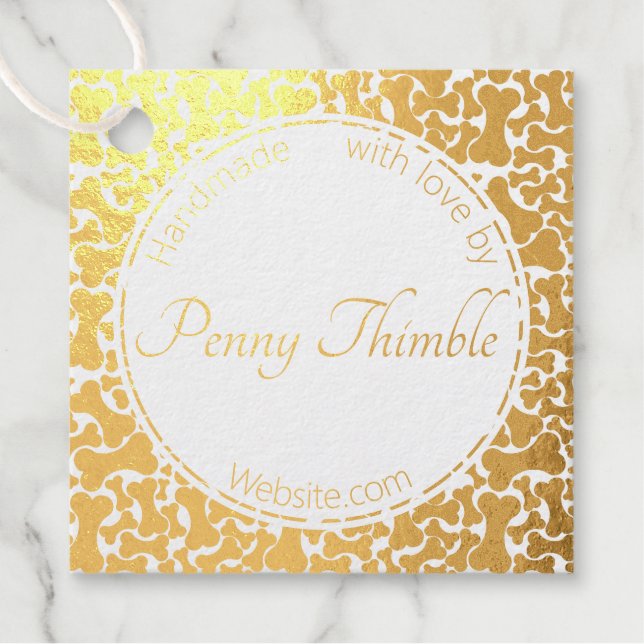 Hunde-Knochen-Dienste-Folie für Anhänger (Vorderseite)