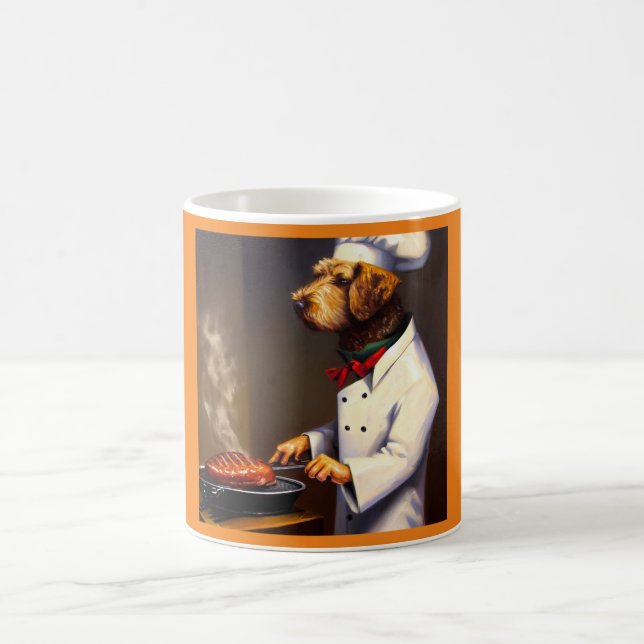 Hunde-Koch Kaffeetasse (Mittel)