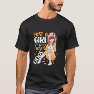 Hunde Kostüm Nur ein Mädchen, das Hunde Lieben Ami T-Shirt