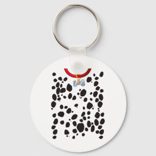 Hunde Kostüme Dalmations Spots Puppy Print Hallowe Schlüsselanhänger