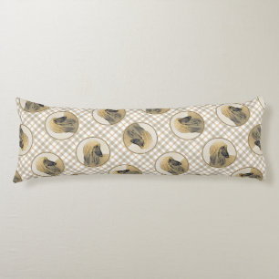 Hunde Kunst Seitenschläferkissen