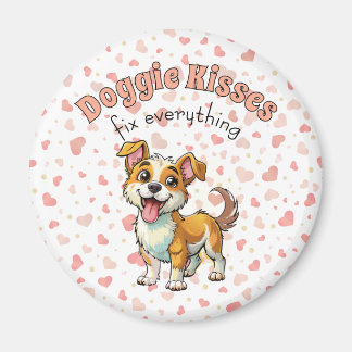 Hunde Küss Magnet