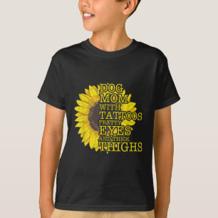 Hunde lange Mama mit Tattoos und Hübschen Augen So T-Shirt