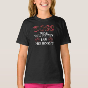 HUNDE LASSEN PFOTENABDRÜCKE IN UNSEREM HERZEN PET T-Shirt