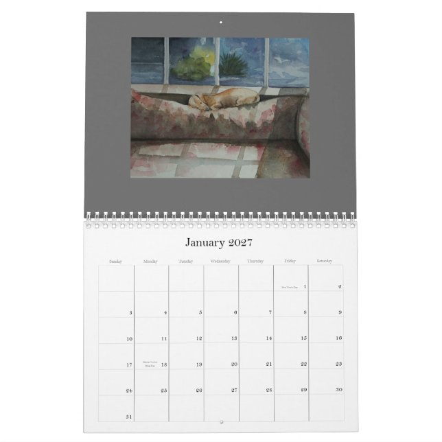 Hunde leben hier kalender (Jan 2027)