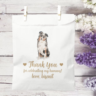Hunde-Leckerei-Hochzeitsgunstbeutel Geschenktütchen