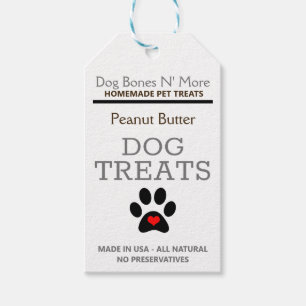 Hunde-Leckerei-Labels Geschenkanhänger