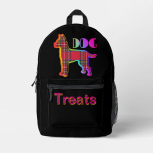 Hunde Leckereien Hauseigentümer Hund Lover Red Kar Bedruckter Rucksack
