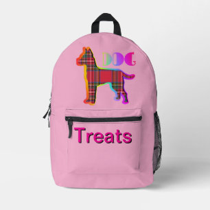Hunde Leckereien Hund Lover Besitzer Red Kariert P Bedruckter Rucksack