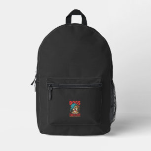 Hunde lehren uns wichtige Lektionen fürs Leben Wel Bedruckter Rucksack