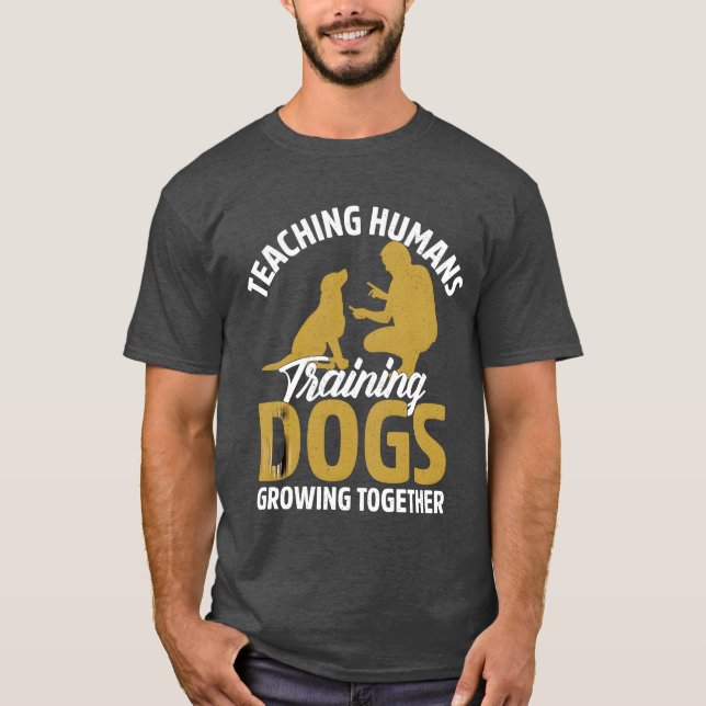 Hunde lernen wachsen zusammen Hund fr T-Shirt (Vorderseite)